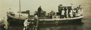 Veerboot Zierikzee-Noord-Beveland, 1930.