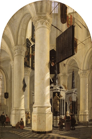 De graftombe van Willem de Zwijger in de Nieuwe Kerk in Delft.