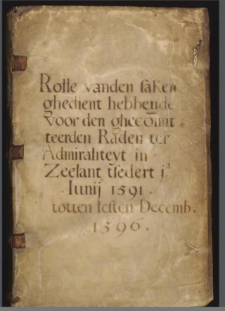 Register van de gerechtsrol van de Gecommiteerde Raden over de jaren 1591 – 1596