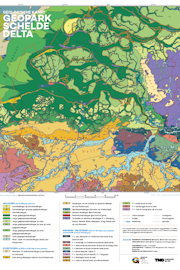 Geologische kaart Geopark Schelde Delta