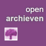 Paars logo van de website Open Archieven