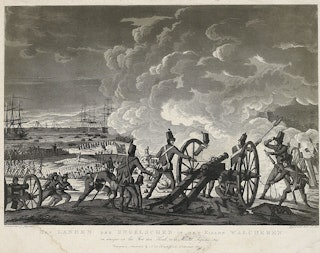 Engelse expeditie 1809. Zeeuws Archief, Zelandia Illustrata, cat.nr. ZI-III-0295