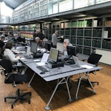 Genealogisch Centrum in studiezaal Zeeuws Archief, 2019. Foto A. van Waarden-Koets