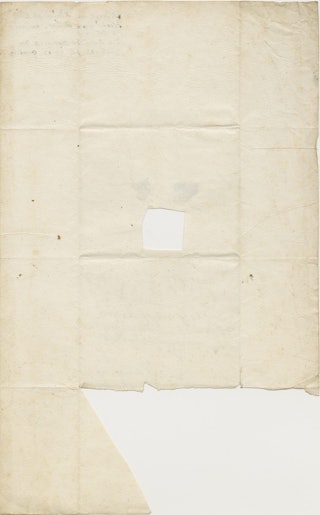 Brief van Buat uit 1663, aangekocht door de Vrienden