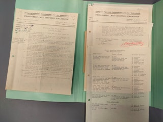 VVS, toeg.nr 3500, inv.nr 1269 Stukken betreffende de kosten voor het verrichten van herstelwerkzaamheden aan de zeewering nabij de Verklikker door Duitse krijgsgevangenen, 1945-1947, 1949