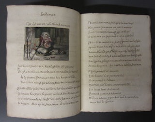 Handschrift naar de Emblemata van Johan de Brune de Oude. Collectie ZB, KZGW, Handschrift 6410F